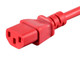 Monoprice  câble électrique Rouge 1,8 m Coupleur C14 Coupleur C13 - 33618