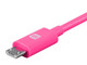 Monoprice  câble USB 3,1 m USB A Micro-USB B Rose - 13937