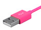 Monoprice  câble USB 3,1 m USB A Micro-USB B Rose - 13937