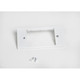 WIREMOLD  Plaque de commutation et obturateur Blanc - EFB10-3S2
