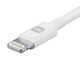 Monoprice  câble Lightning 0,15 m Blanc - 12836