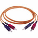 C2G SC/SC Duplex 50/125 Multimode Fiber Patch Cable, Orange 10m câble InfiniBand et à fibres optiques - 33010