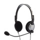 Andrea Communications NC-185VM Casque Avec fil Arceau Bureau/Centre d'appels USB Type-C Noir, Argent - C1-1022600-2