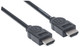 Manhattan Câble HDMI 4K@30 Hz, 1,8 m, adapté à tous les usages 1080p/HD et à la plupart des usages 4K (vérifier la compatibilité 4K de votre système), mâle à mâle, noir, Ultra HD 4K x 2K, garantie à vie, équivalent à HDMM6 - 306119