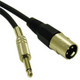 C2G 50ft Pro-Audio Cable XLR Male to 1/4in Male câble audio 15 m XLR (3-pin) 6,35 mm Noir - 40038