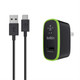 Belkin  chargeur d'appareils mobiles Universel Noir Secteur Intérieure - F7U001TT06-BLK