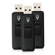 V7 4GB USB 2.0 lecteur USB flash 4 Go USB Type-A Noir - VF24GAR-3PK-3N V7 4GB USB 2.0 lecteur USB flash 4 Go USB Type-A Noir - VF24GAR-3PK-3N