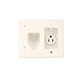 Monoprice  prise de courant Blanc - 4006