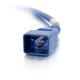 C2G 2ft, IEC320C20/IEC320C19 Bleu 0,6 m Coupleur C20 Coupleur C19 - 17714