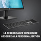 HP Clavier sans fil 975 double mode - 3Z726AA