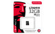 Kingston Technology Carte 32GB microSDHC Industrielle C10 A1 pSLC emballage individuel sans adaptateur - SDCIT2/32GBSP