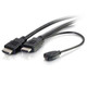 C2G  câble HDMI 4,5 m HDMI, USB Micro-B HDMI, USB-A, USB Micro-B Noir - 56792