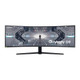 Samsung LC49G95TSSN écran plat de PC 124,5 cm (49") 5120 x 1440 pixels 5K Ultra HD QLED Noir, Blanc - LC49G95TSSNXZA