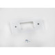 WIREMOLD  Plaque de commutation et obturateur Blanc - EFB10-2C