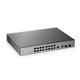 Zyxel  commutateur réseau Géré L2 Gigabit Ethernet (10/100/1000) Connexion Ethernet, supportant l'alimentation via ce port (PoE) Gris - GS1350-18HP