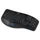 Adesso Tru-Form 4500 clavier Universel RF sans fil QWERTY Anglais américain Noir - WKB-4500UB