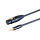Monoprice  câble audio 0,91 m XLR TRS 3,5 mm Noir - 35802