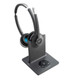 Cisco 562 Casque Sans fil Arceau Bureau/Centre d'appels USB Type-A Bluetooth Noir, Gris - CP-HS-WL-562-M-US=