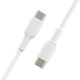 Belkin  câble USB 1 m USB C Blanc - CAB003BT1MWH