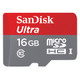 SanDisk 16GB Ultra microSDHC 16 Go UHS-I Classe 10 - SDSQUNC-016G-GN6MA