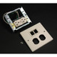 WIREMOLD  Plaque de commutation et obturateur Ivoire - CV4047WT