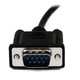 StarTech.com Câble Null Modem Croisé Série RS232 DB9 2 m - Noir - SCNM9FM2MBK