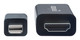 Manhattan  câble vidéo et adaptateur 3 m Mini DisplayPort HDMI Type A (Standard) Noir - 153249