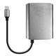 Patriot Memory  hub & concentrateur USB 3.2 Gen 1 (3.1 Gen 1) Type-C 5000 Mbit/s Gris - PCUSB33CS
