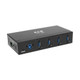 Tripp Lite  hub & concentrateur USB 3.2 Gen 1 (3.1 Gen 1) Type-B 5000 Mbit/s Noir - U360-004-IND