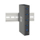 Tripp Lite  hub & concentrateur USB 3.2 Gen 1 (3.1 Gen 1) Type-B 5000 Mbit/s Noir - U360-004-IND