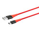 Monoprice  câble USB USB 2.0 0,91 m USB A USB C Rouge - 31200