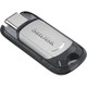 SanDisk  lecteur USB flash 128 Go USB Type-C 3.2 Gen 1 (3.1 Gen 1) Noir, Argent - SDCZ450-128G-A46