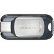 SanDisk  lecteur USB flash 128 Go USB Type-C 3.2 Gen 1 (3.1 Gen 1) Noir, Argent - SDCZ450-128G-A46