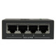 StarTech.com Injecteur PoE+ à 4 ports Gigabit - Midspan Power over Ethernet - 802.3at/af - POEINJ4G