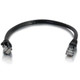 C2G 3ft. Cat6a RJ-45 câble de réseau Noir 0,91 m U/UTP (UTP) - 00725