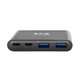 Tripp Lite  hub & concentrateur USB 3.2 Gen 2 (3.1 Gen 2) Type-C 5000 Mbit/s Noir - U460-004-2A2CB