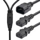 StarTech.com  câble électrique Noir 1,8 m Coupleur C14 Coupleur 2 x C13 - 8723-8600-POWER-CORD