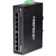 Trendnet  commutateur réseau Non-géré L2 Gigabit Ethernet (10/100/1000) Connexion Ethernet, supportant l'alimentation via ce port (PoE) Noir - TI-PG80