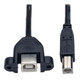 Tripp Lite  câble USB USB 2.0 0,3 m USB B Noir - U025-001-PM