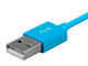 Monoprice  câble USB 1,8 m USB A Micro-USB B Bleu - 13929