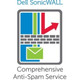SonicWall Comprehensive Anti-Spam Service Pare-feu Multilingue 1 année(s) - 01-SSC-4447