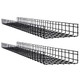 Tripp Lite  chemin de câble Support de câble droit Noir - SRWB12410X2STR