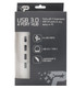 Patriot Memory  hub & concentrateur USB 3.2 Gen 1 (3.1 Gen 1) Type-A Argent - PCUSB34AL