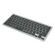 Manhattan  clavier Bureau RF sans fil + Bluetooth QWERTZ Allemand Noir, Gris - 180559