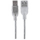 Manhattan  câble USB USB 2.0 1,8 m USB A Argent - 336314