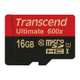 Transcend 16GB microSDHC Class 10 UHS-I (Ultimate) 16 Go MLC Classe 10 - TS16GUSDHC10U1