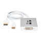 Tripp Lite  câble vidéo et adaptateur 0,15 m DisplayPort DVI-D + USB Argent - P134-06N-DVI-DL