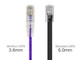 Monoprice 3ft. SlimRun Cat6 UTP câble de réseau Violet 0,91 m U/UTP (UTP) - 14809