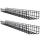 Tripp Lite  chemin de câble Support de câble droit Noir - SRWB6410X2STR