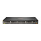 HPE Aruba Networking Aruba 6200F 48G Class4 PoE 4SFP+ 740W Géré L3 Gigabit Ethernet (10/100/1000) Connexion Ethernet, supportant l'alimentation via ce port (PoE) 1U Noir - JL728A#ABA